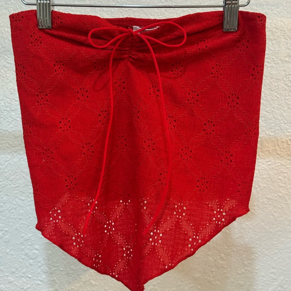 Cotton On Vibrant Red bandeau top